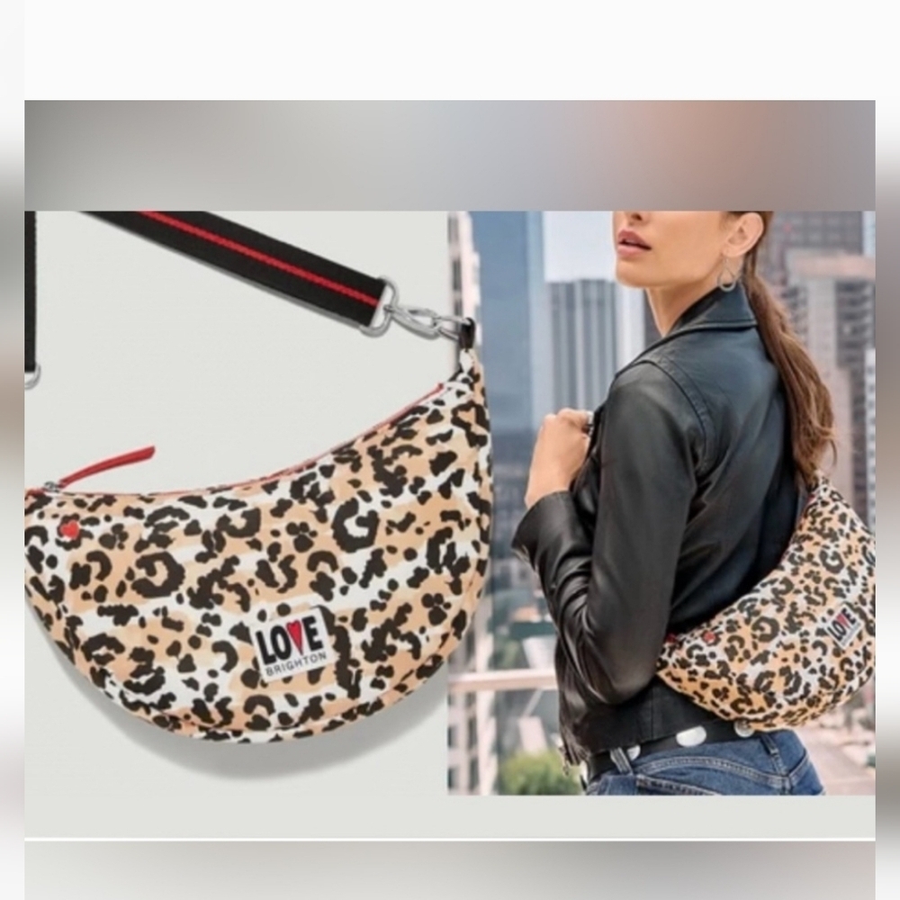 Brighton Spotted Love Swing Bag Animal Print